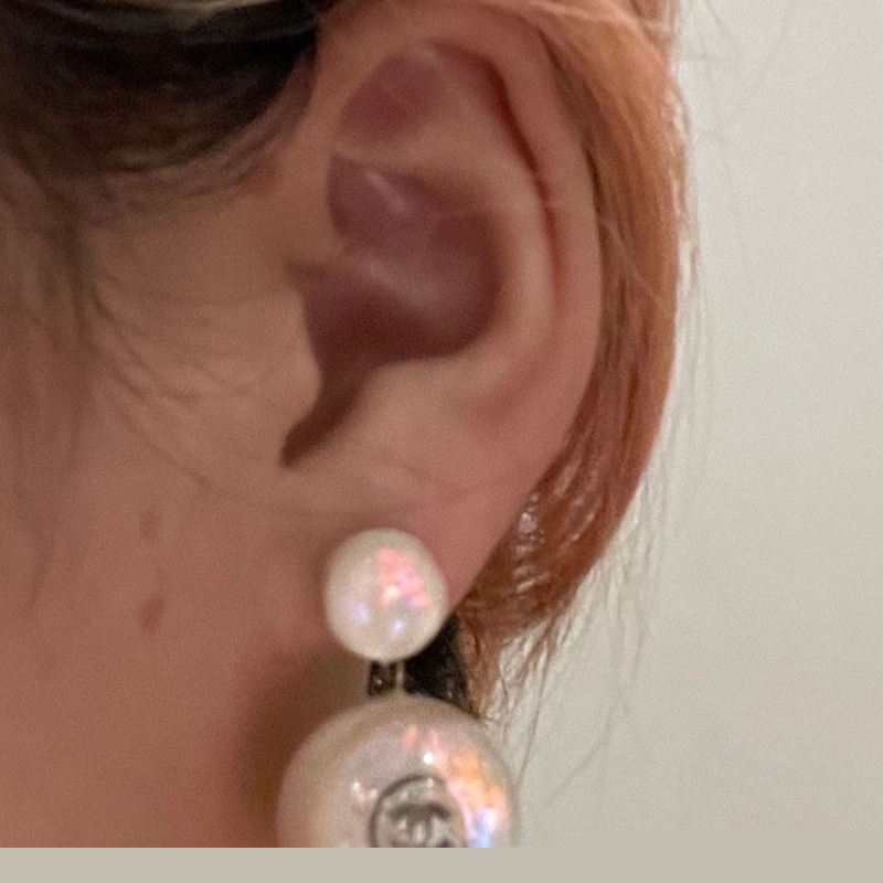 Ch*el earrings
